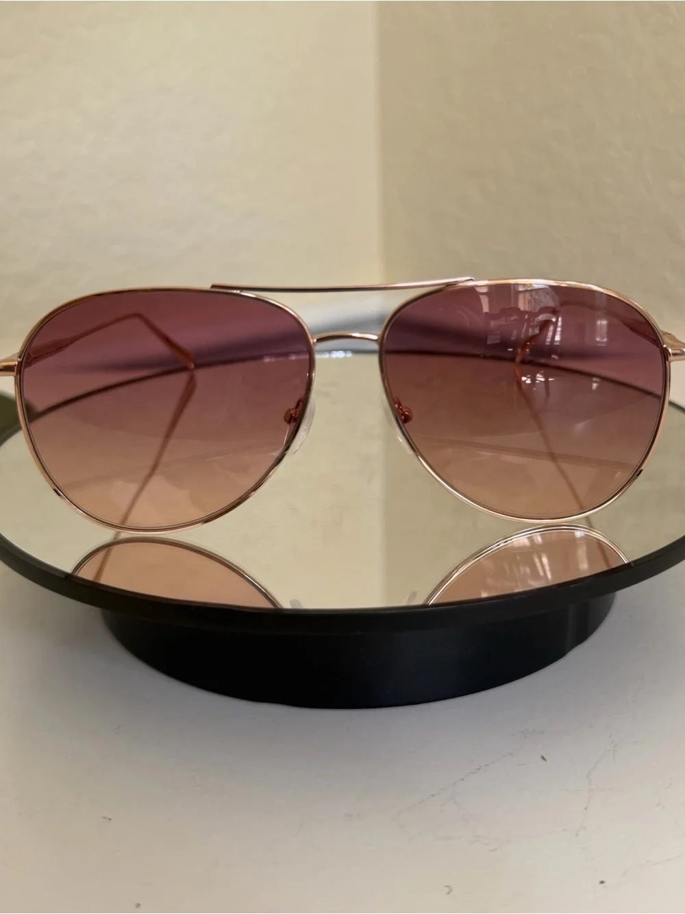 Longchamp Classic 59mm Gradient Aviator Sunglasses Brand new! Rose Gold
